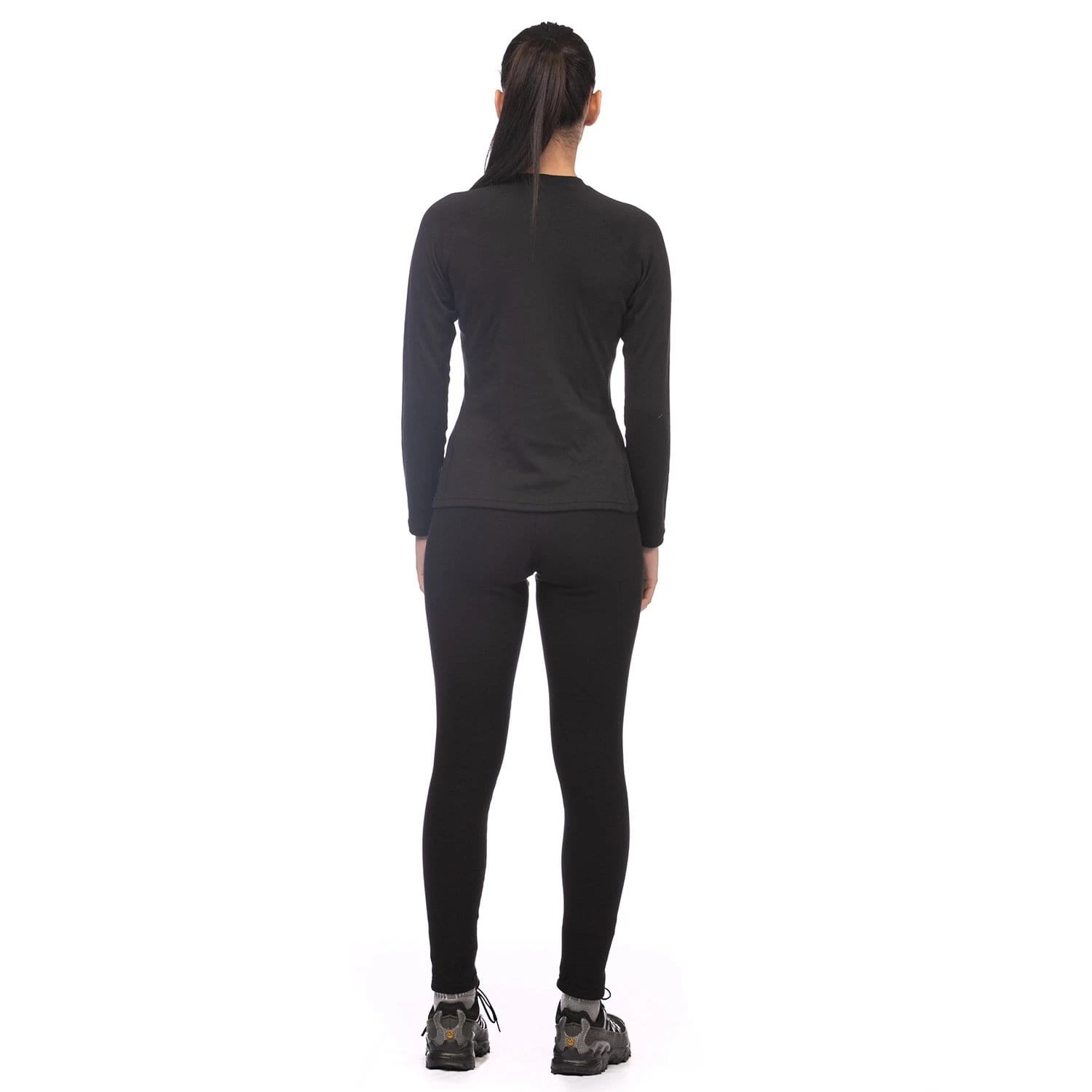 Mont Power Dry Crew Womens Long Sleeve Thermal Top - Black 5 Mont Power Dry Crew Womens Long Sleeve Thermal Top - Black - Image 3