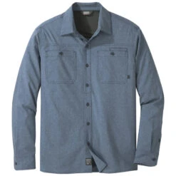 Outdoor Research Wayward Mens Long Sleeve - Steel Blue