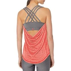 PrAna Waterfall Womens Tank Top -Mountaineering Equipment Store prAnaWomensWaterfallTank FieryRed 2