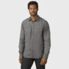 PrAna Citadel Mens Long Sleeve Shirt - Gravel