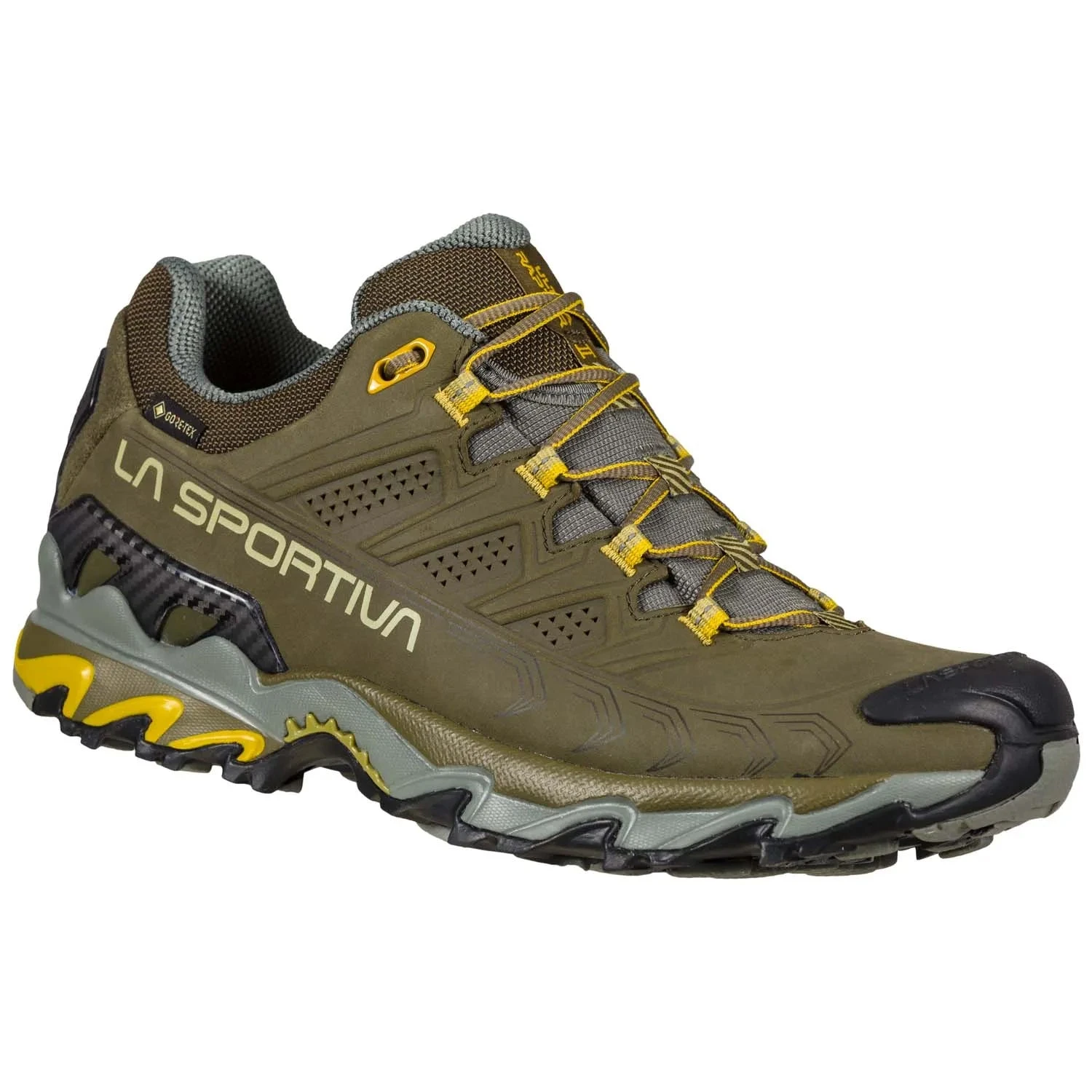 La Sportiva Ultra Raptor II Leather Wide GTX Mens Hiking Shoe - Ivy/Cedar 4 La Sportiva Ultra Raptor II Leather Wide GTX Mens Hiking Shoe - Ivy/Cedar - Image 2